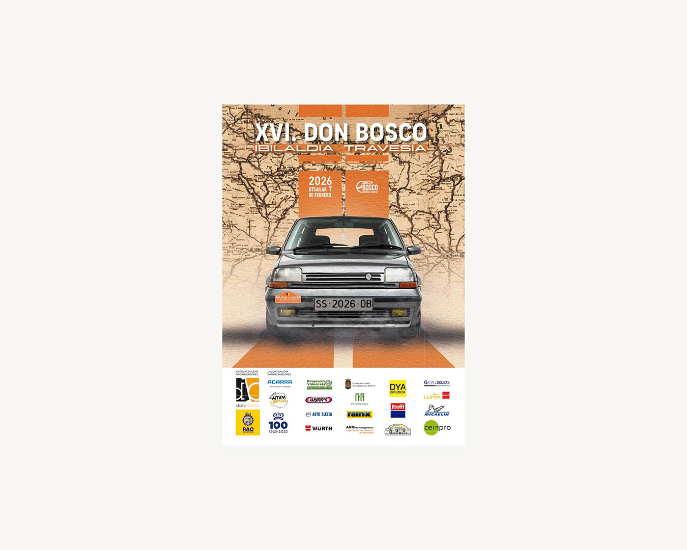 Coche rotulado