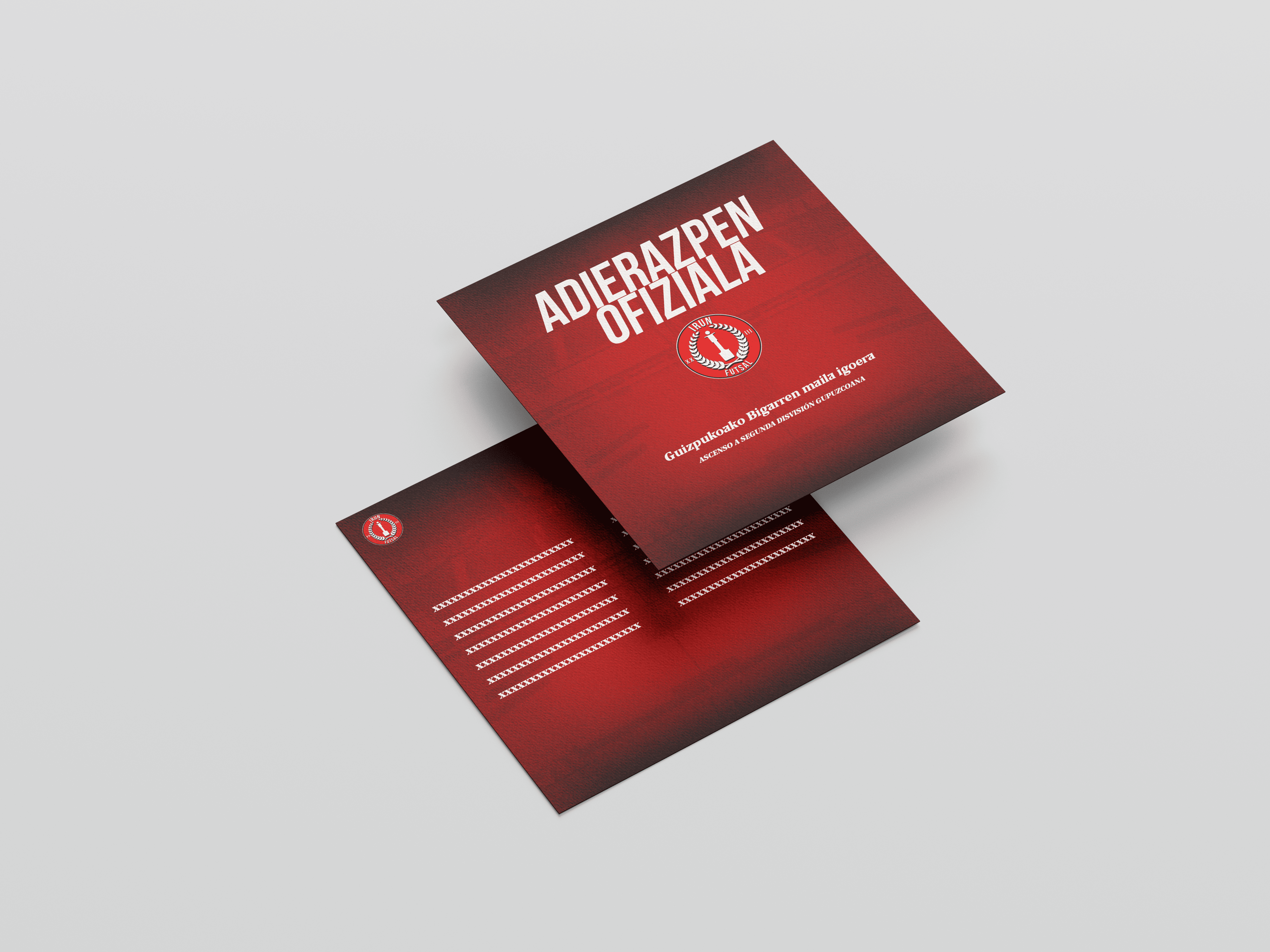 Cartel Campeonato SCER-V EQUIPO DE AFONDU